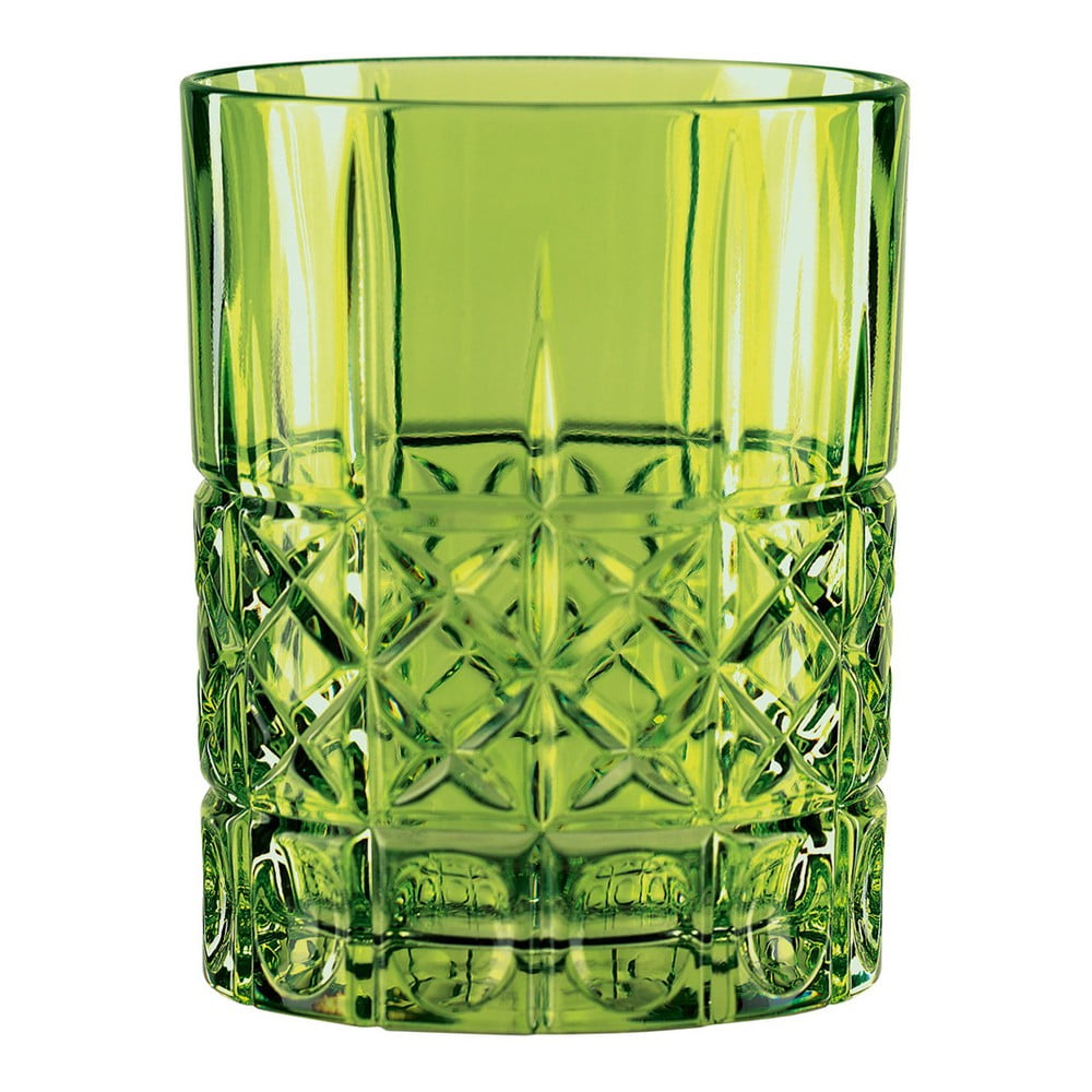 Zelený pohár na whisky z krištáľového skla Nachtmann Highland Reseda 345 ml