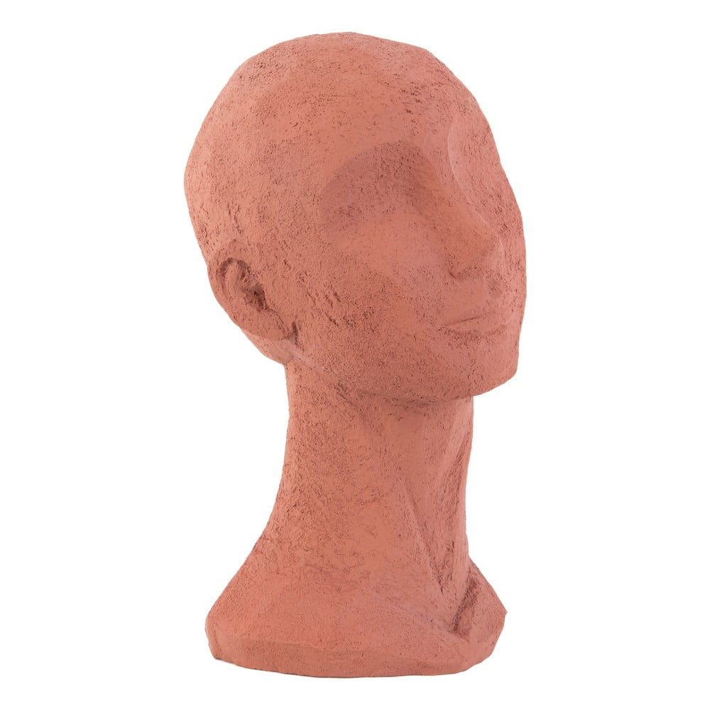 Terakotovooranžová dekoratívna soška PT LIVING Face Art výška 284 cm