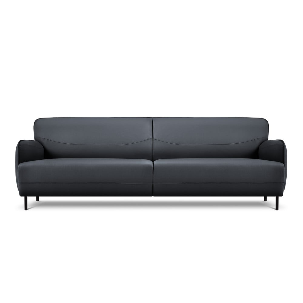 Modrá kožená pohovka Windsor  Co Sofas Neso 235 x 90 cm