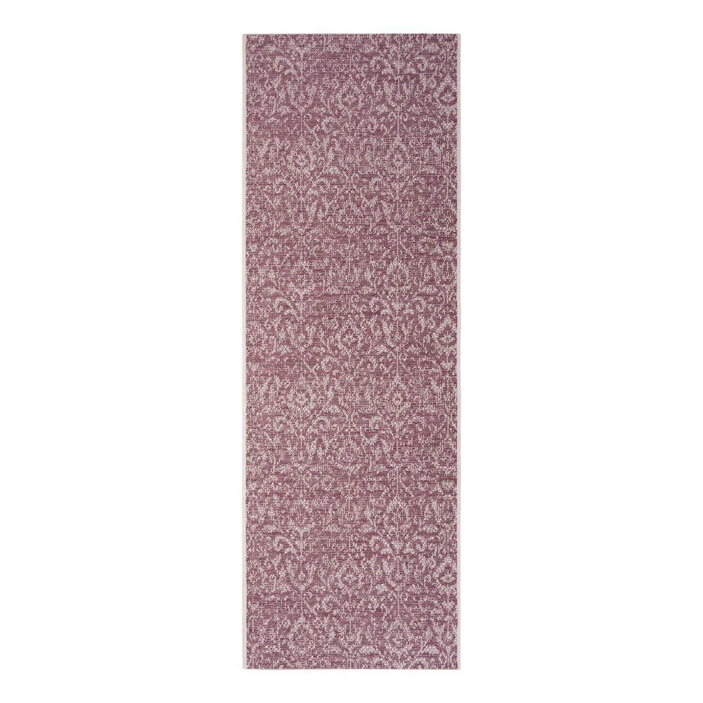 Fialovo-béžový vonkajší koberec NORTHRUGS Hatta 70 x 200 cm