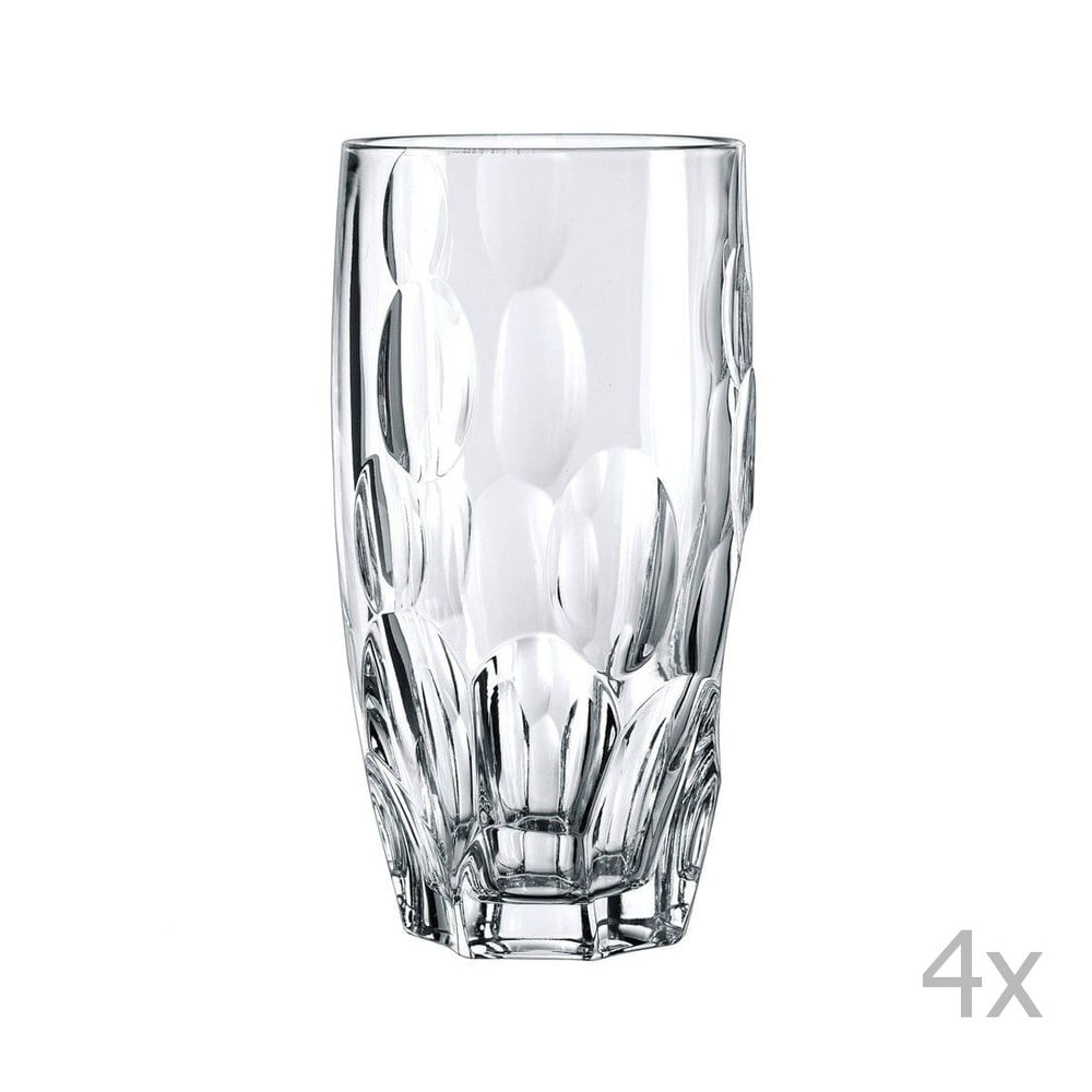 Súprava 4 pohárov z krištáľového skla Nachtmann Sphere 385 ml