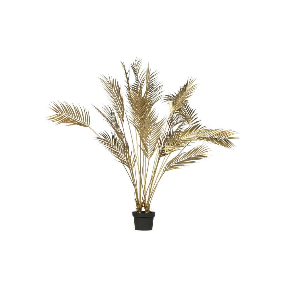 Umelá palma v zlatej farbe WOOOD výška 110 cm