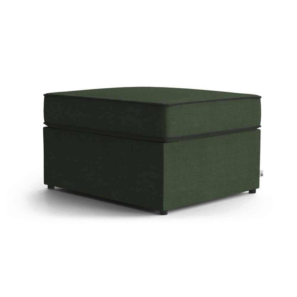 Zelená polstrovaná rozkladacia lavica My Pop Design Brady 80 cm