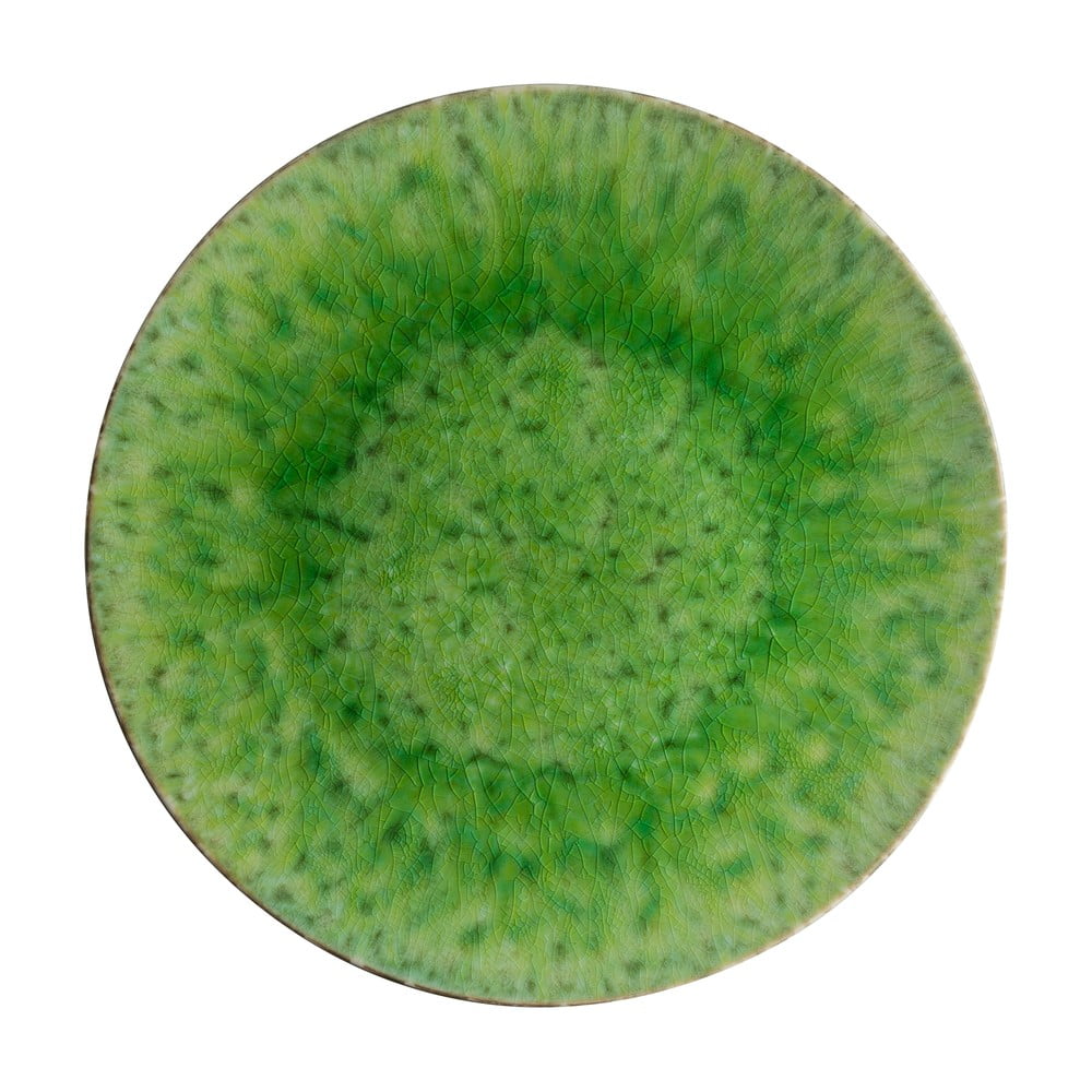 Zelený kameninový servírovací tanier Costa Nova Riviera ⌀ 31 cm