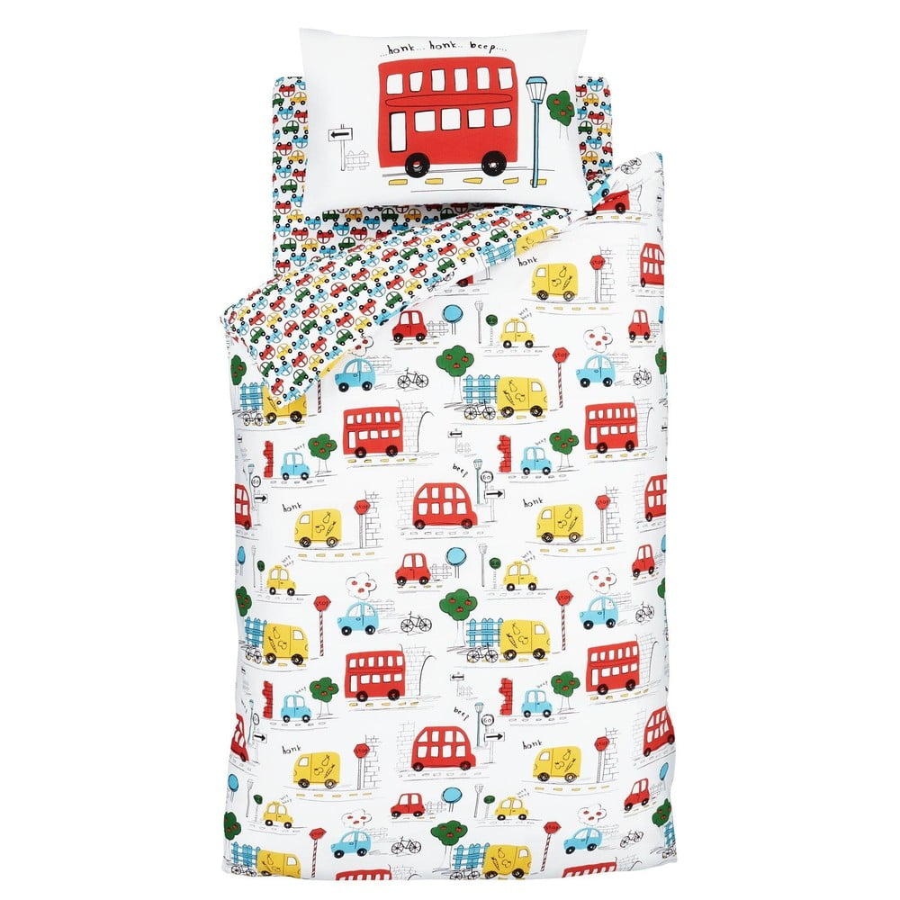 Detské obliečky na jednolôžko Catherine Lanfsield Cars 135 × 200 cm