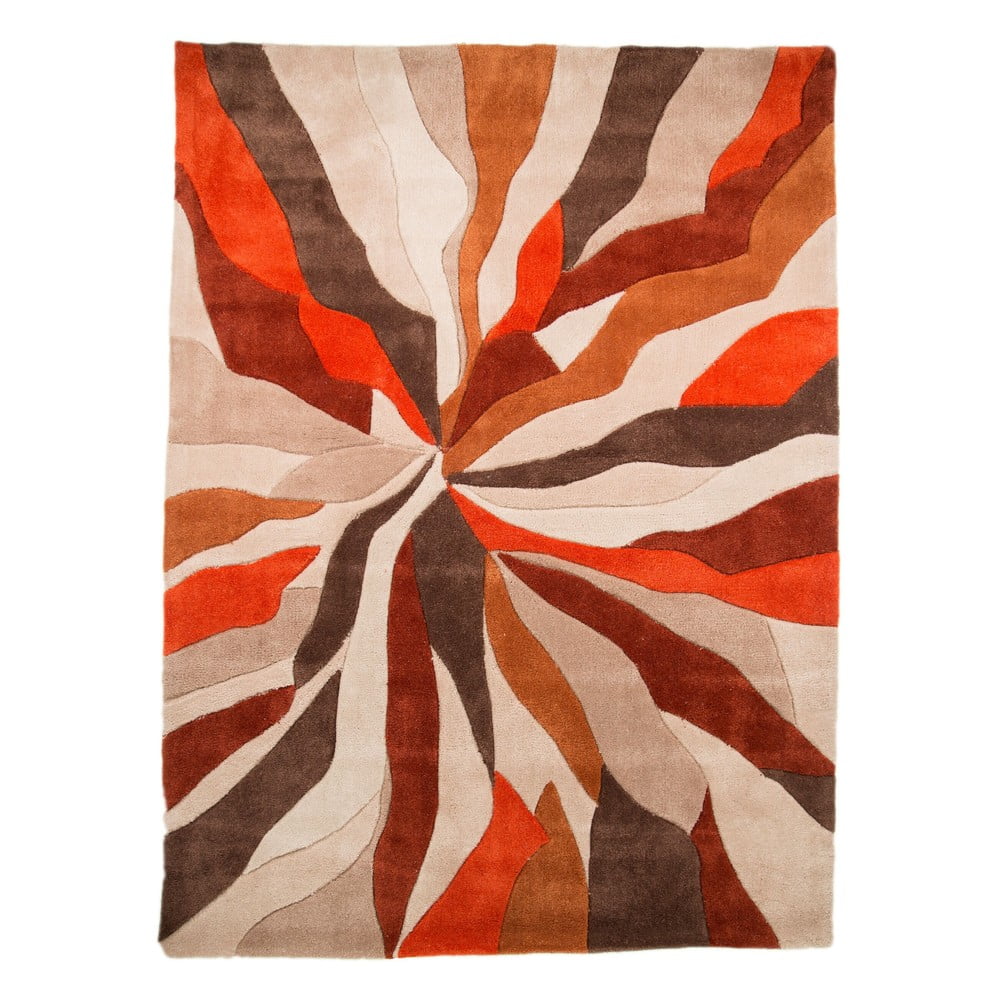 Oranžový koberec Flair Rugs Splinter 160 x 220 cm