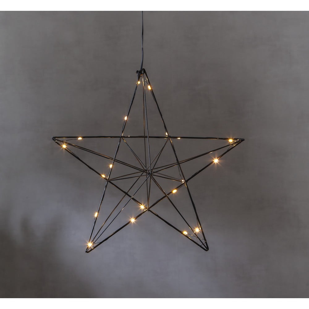 Vianočná závesná svetelná LED dekorácia Star Trading Line výška 36 cm