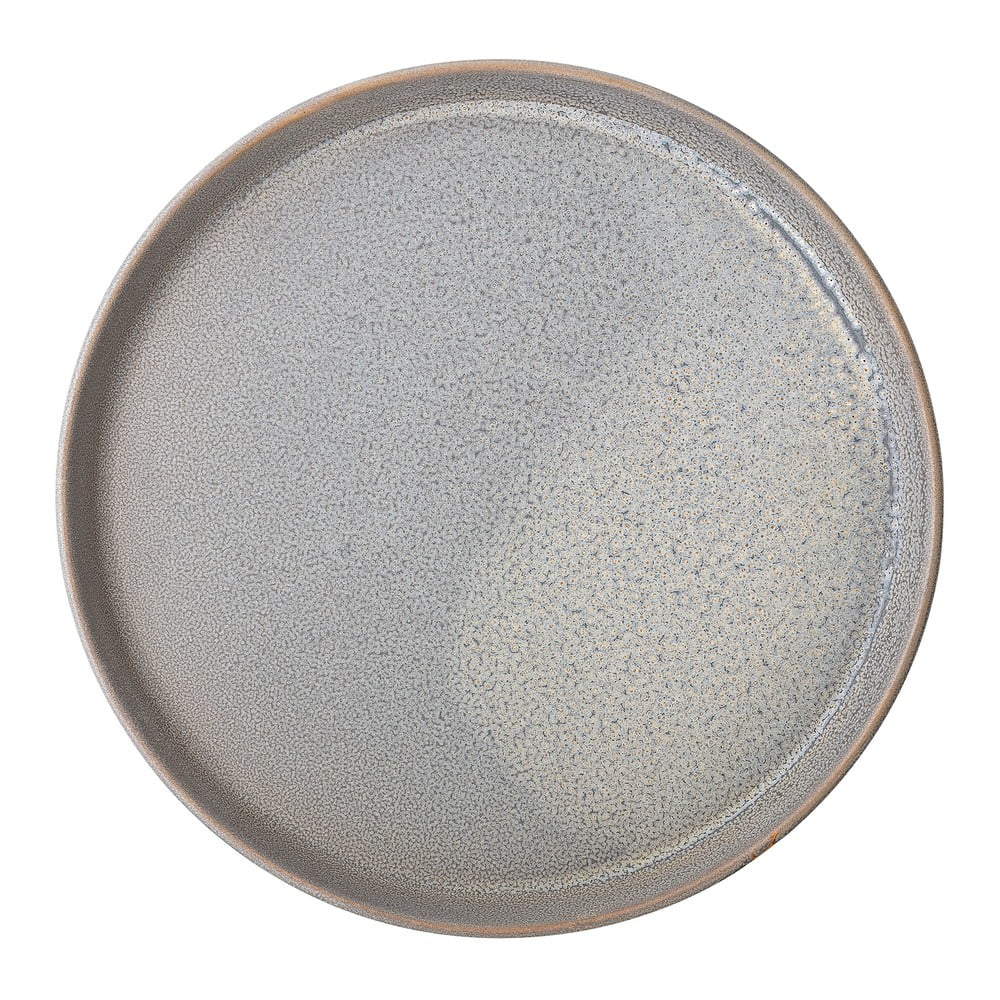 Sivý kameninový tanier Bloomingville Kendra ø 20 cm