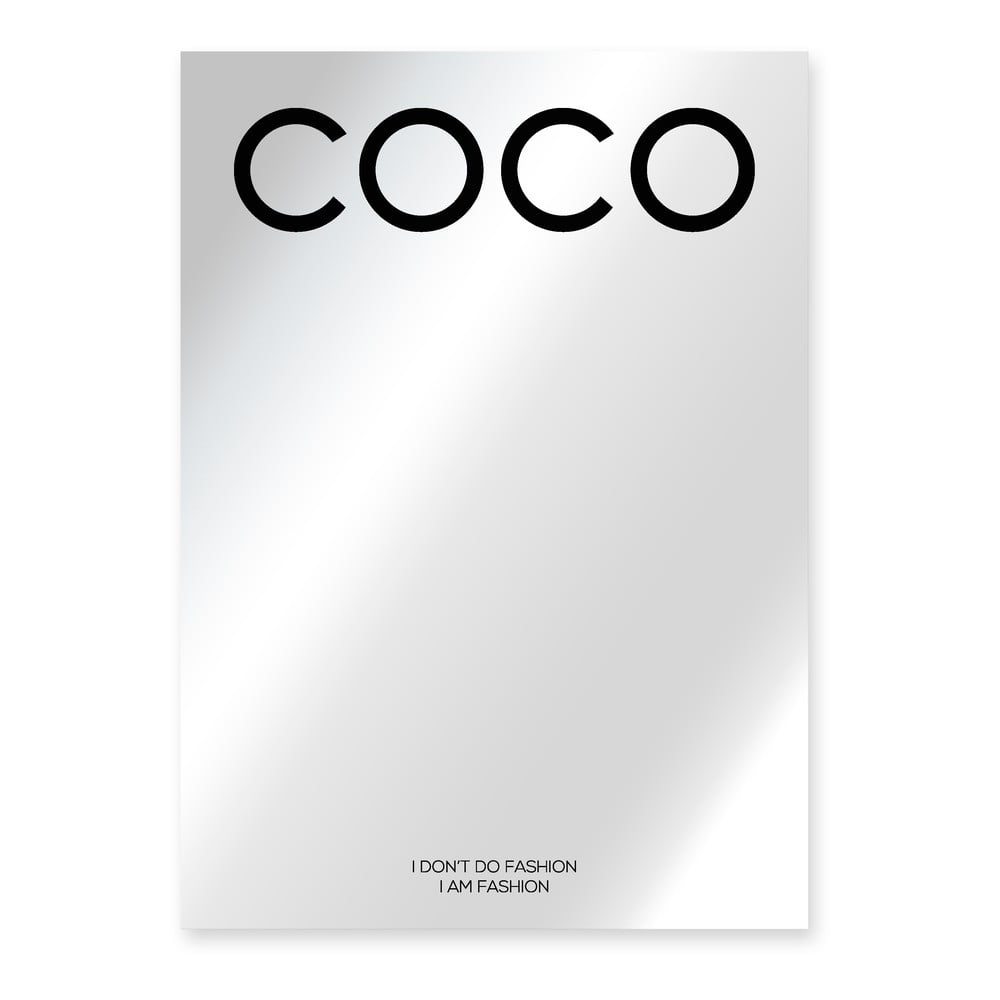 Zrkadlo Little Nice Things Coco Chanel 70 x 50 cm