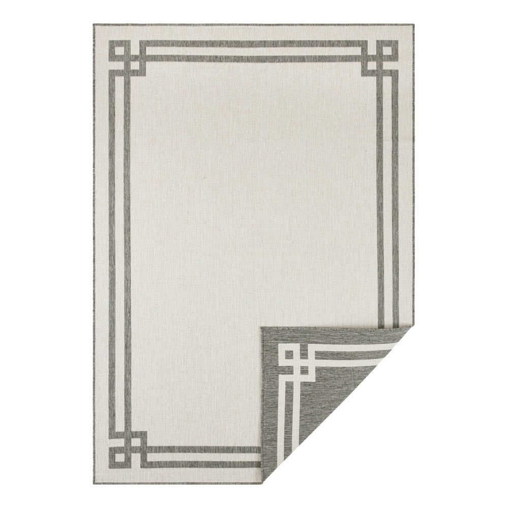 Sivo-krémový vonkajší koberec NORTHRUGS Manito 200 x 290 cm