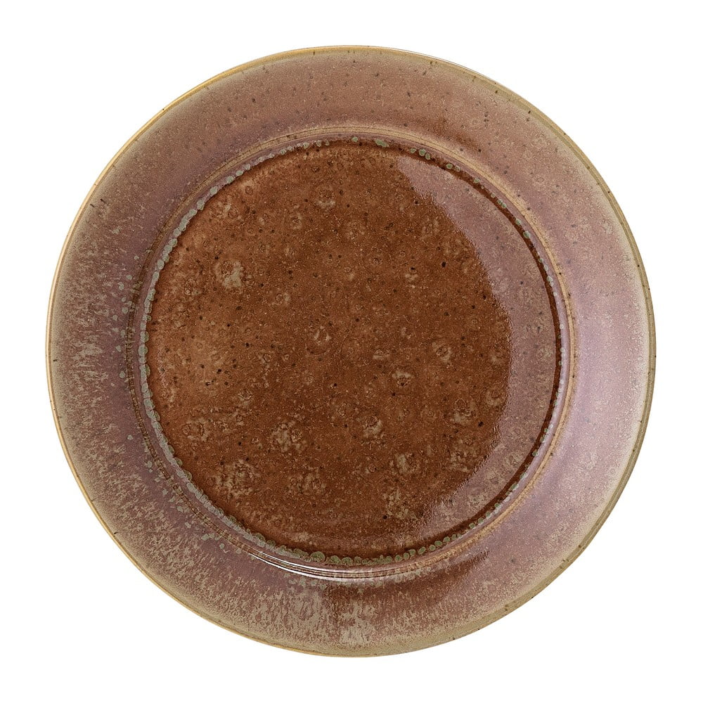 Hnedý kameninový dezertný tanier Bloomingville Pixie ø 20 cm