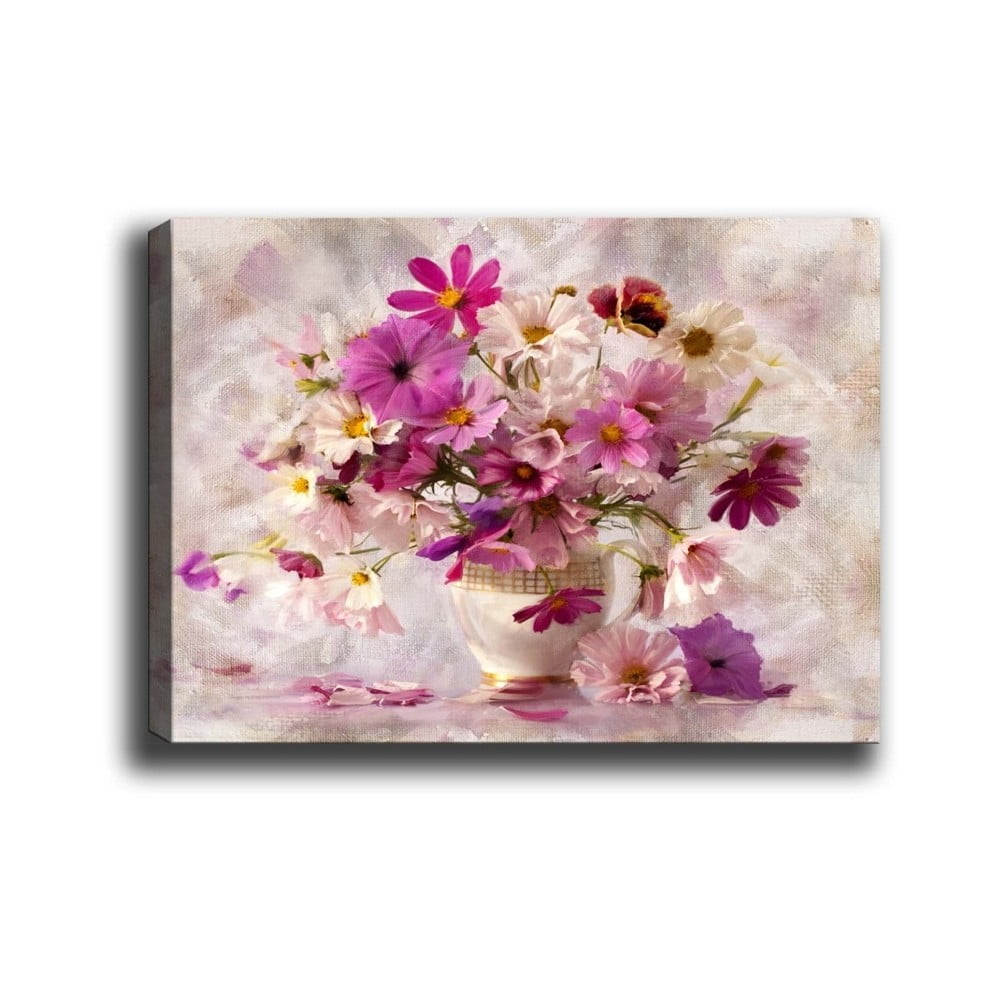 Nástenný obraz na plátne Tablo Center Flowers in Vase 40 × 60 cm