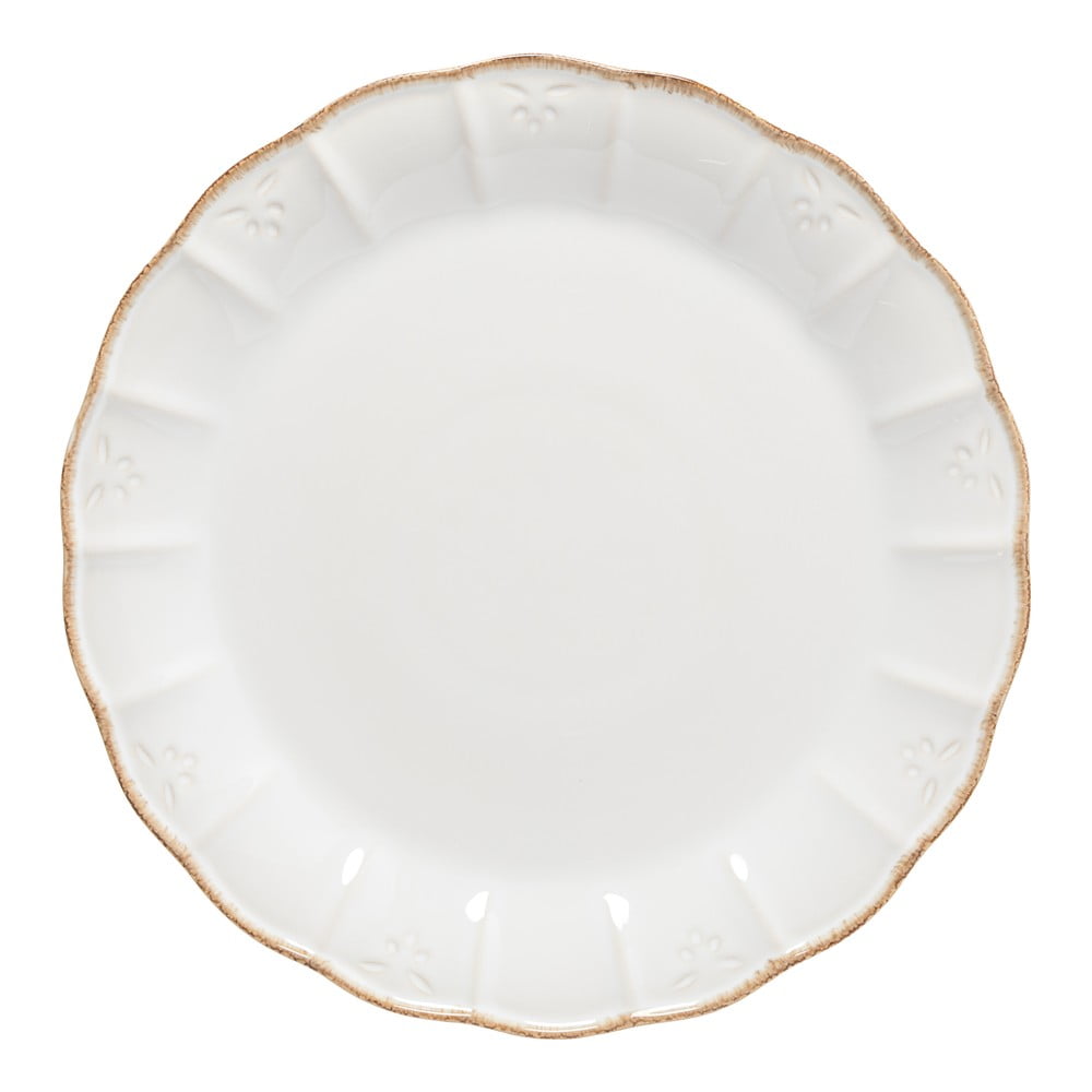 Biely kameninový servírovací tanier Casafina ⌀ 34 cm