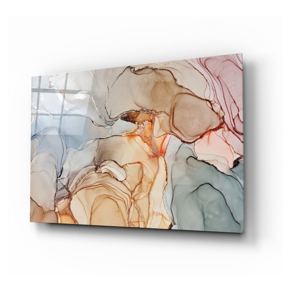 Sklenený obraz Insigne Soft Marble Pattern 110 x 70 cm