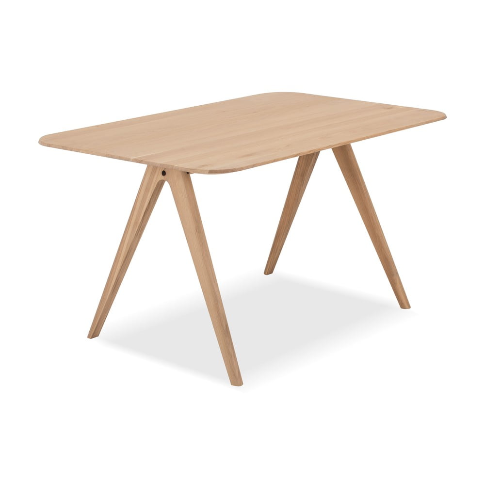 Jedálenský stôl z dubového dreva Gazzda Ava 140 x 90 cm