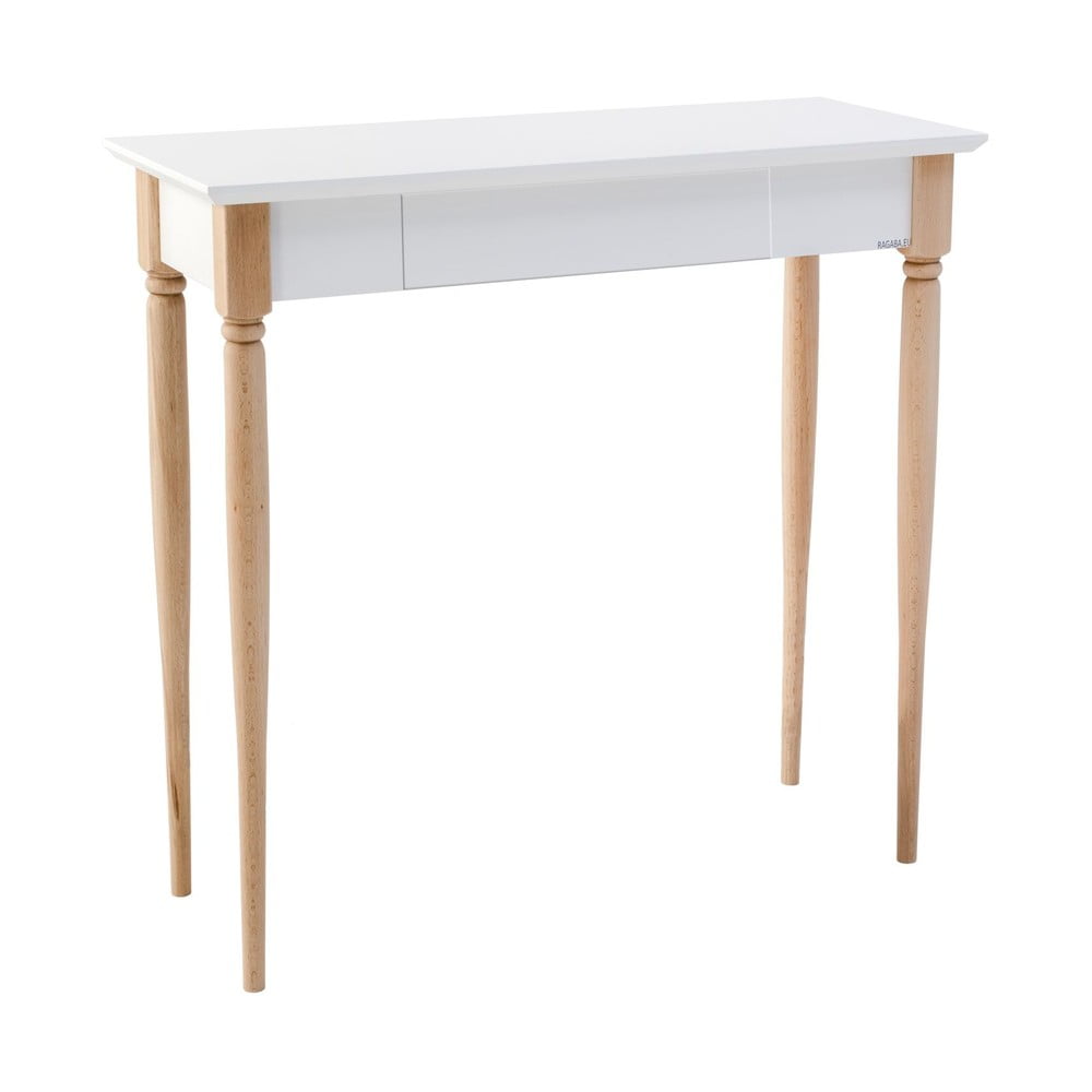 Biely pracovný stôl Ragaba Mamo šírka 65 cm