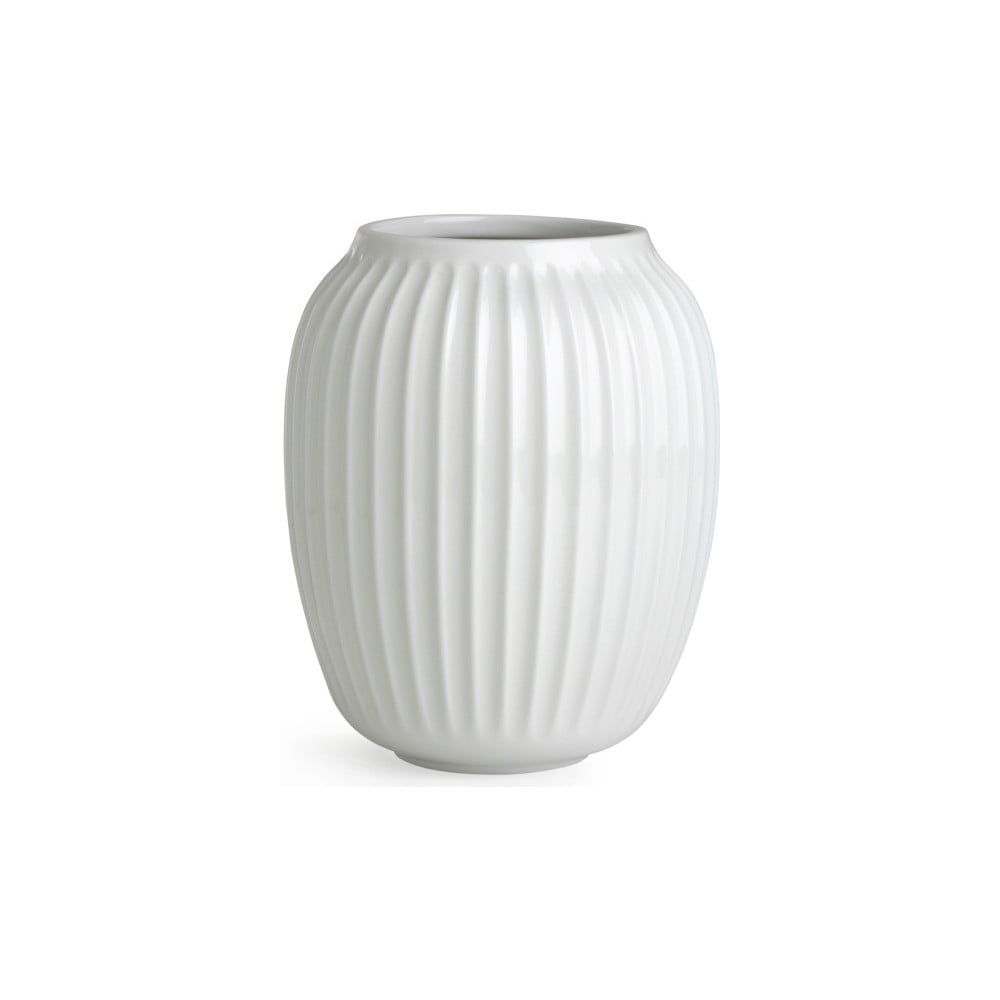 Biela kameninová váza Kähler Design Hammershoi výška 20 cm