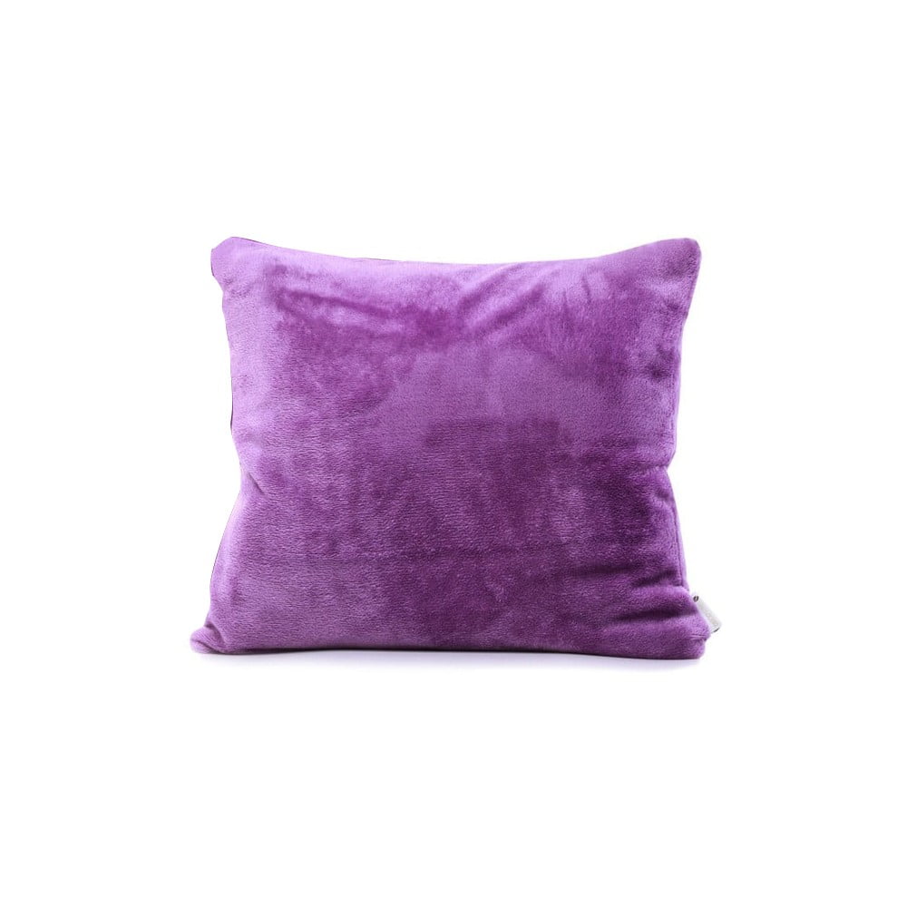Súprava 2 fialových obliečok na vankúše DecoKing Mic 45 × 45 cm