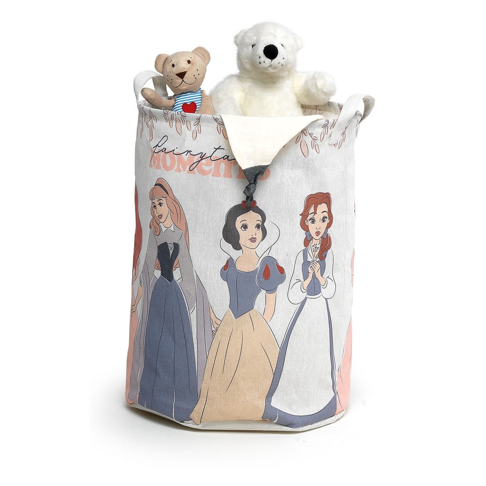 Detský textilný úložný kôš Domopak Disney Princess výška 45 cm