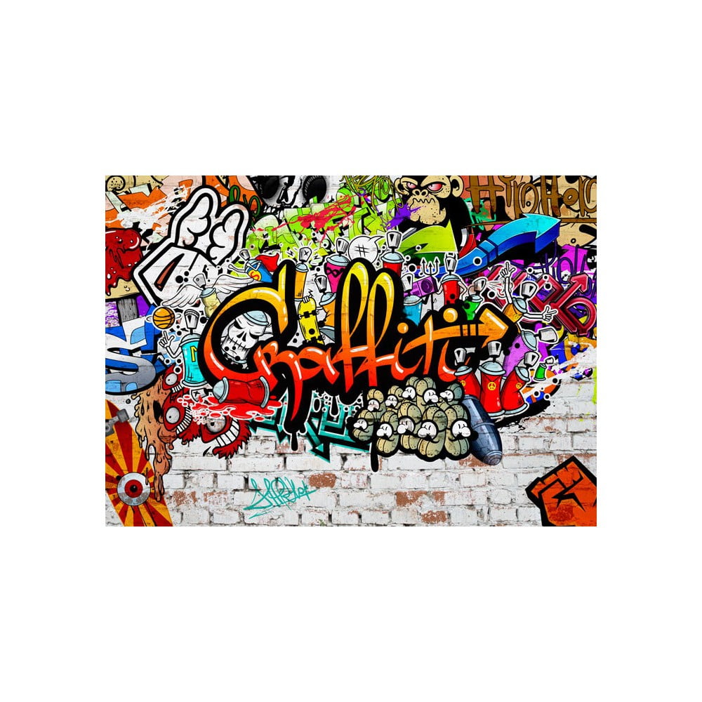 Veľkoformátová tapeta Bimago Colourful Graffiti 400 × 280 cm