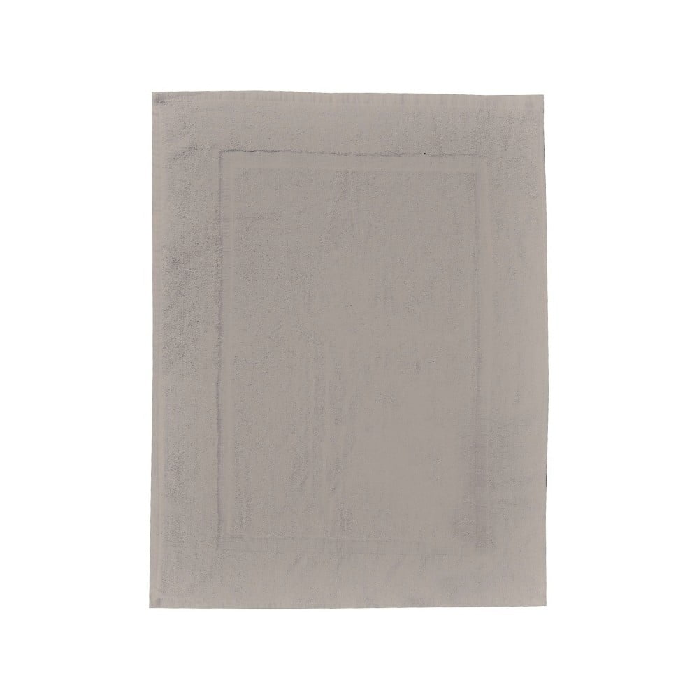 Sivobéžová bavlnená kúpeľňová predložka Wenko 50 × 70 cm