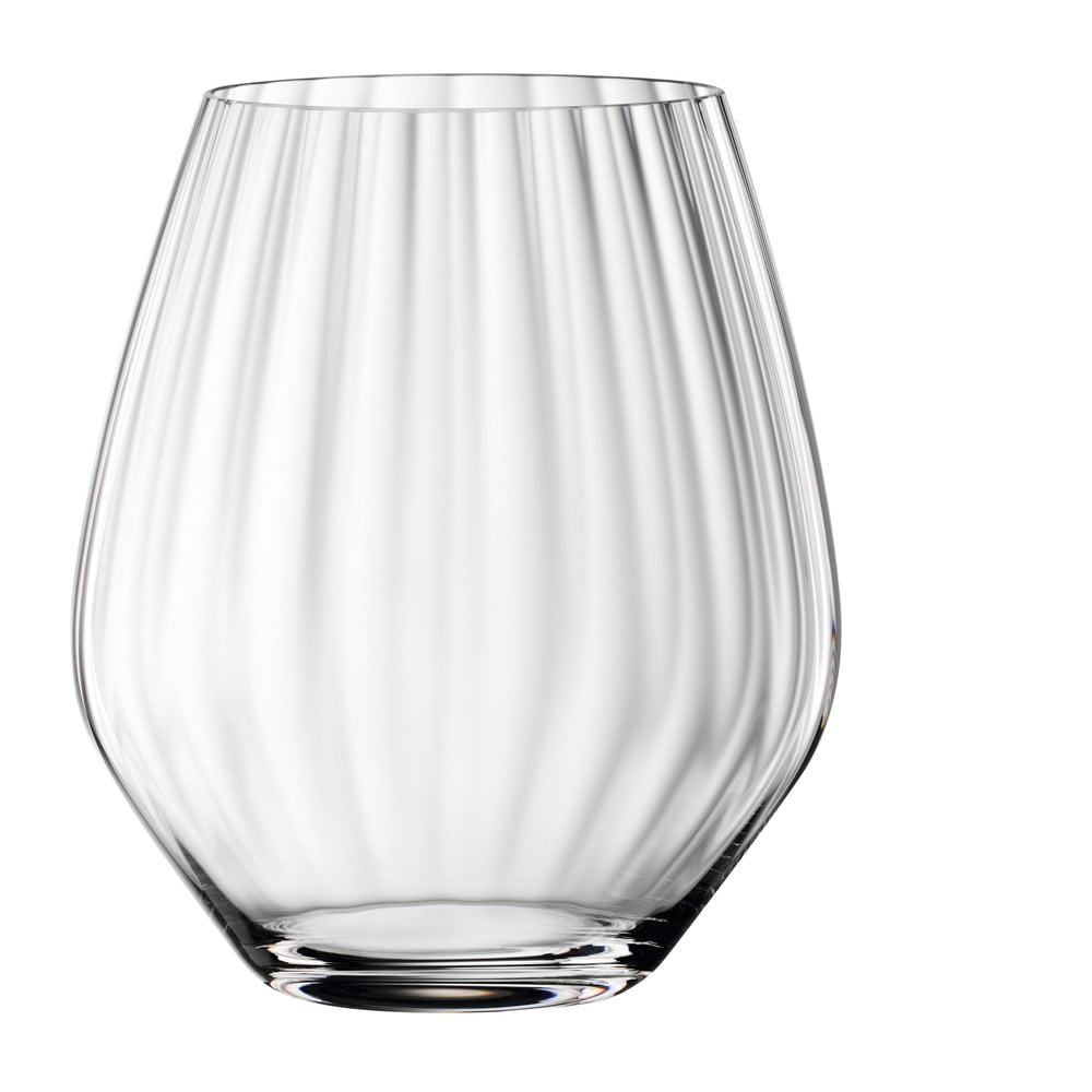 Súprava 4 pohárov a slamiek z krištáľového skla Nachtmann GinTonic 625 ml