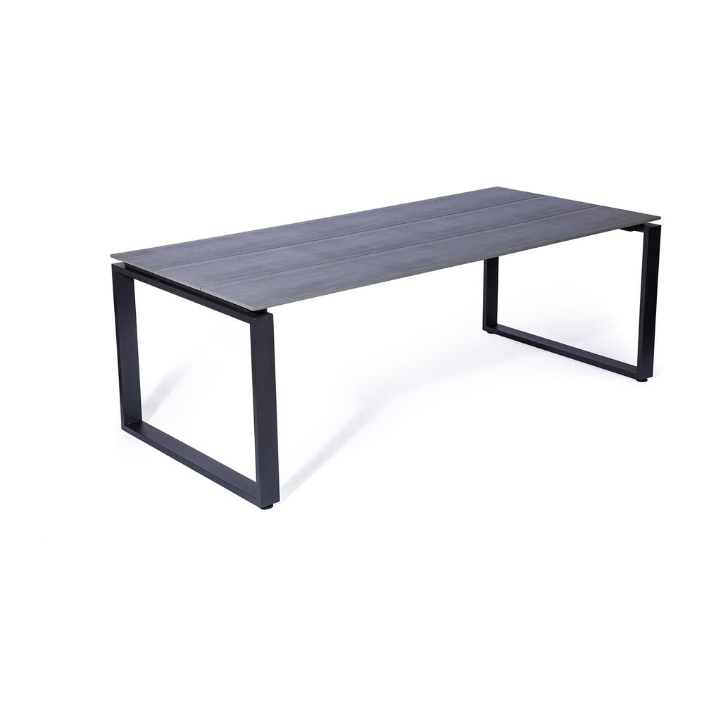 Sivý záhradný stôl pre 8 osôb Bonami Selection Strong 210 x 100 cm