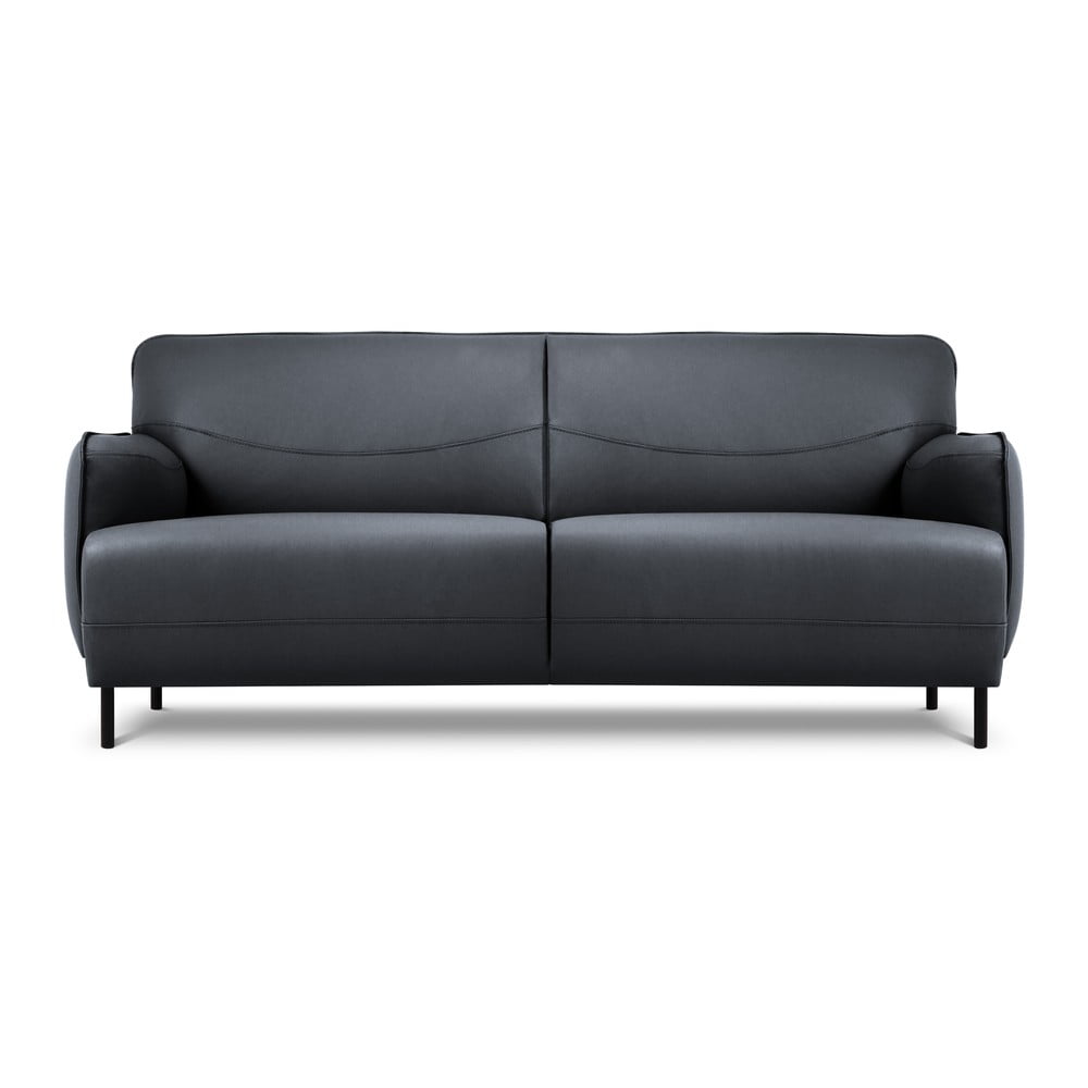 Modrá kožená pohovka Windsor  Co Sofas Neso 175 x 90 cm