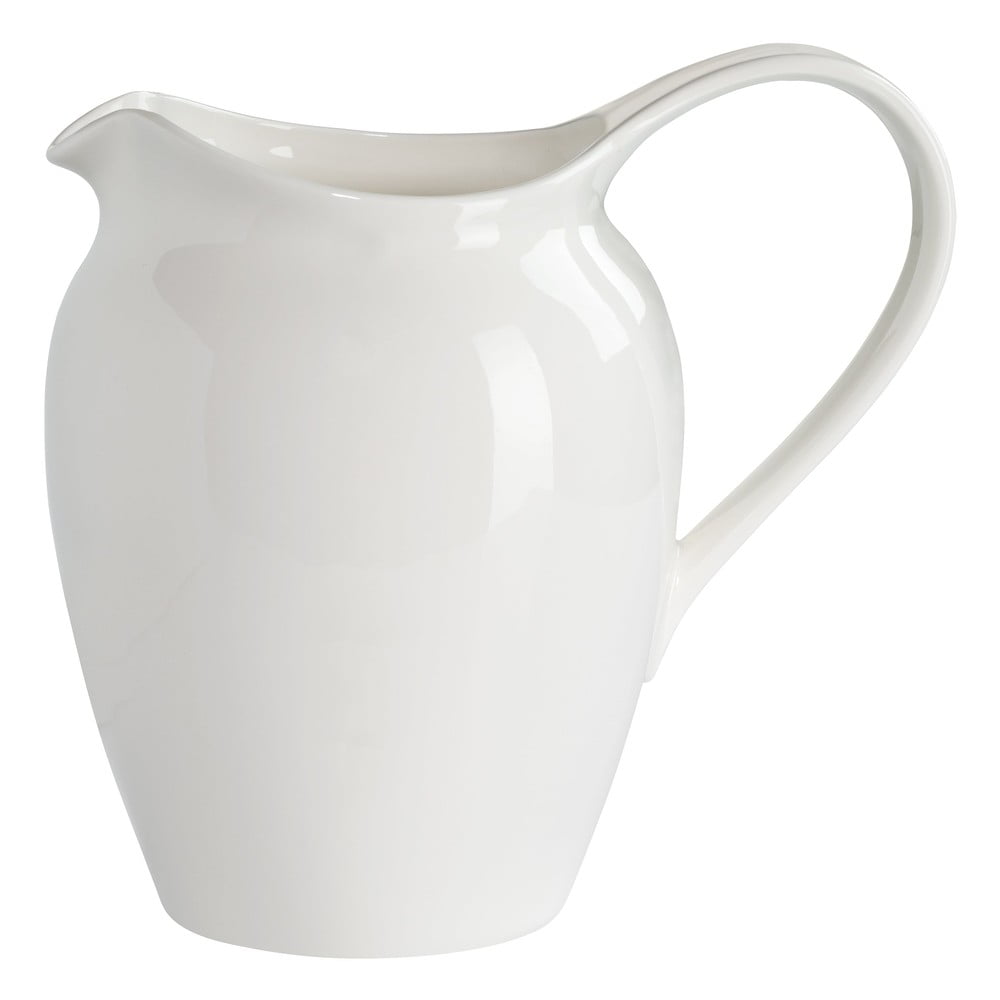 Biela porcelánová nádobka na mlieko Maxwell  Williams Basic 202 l