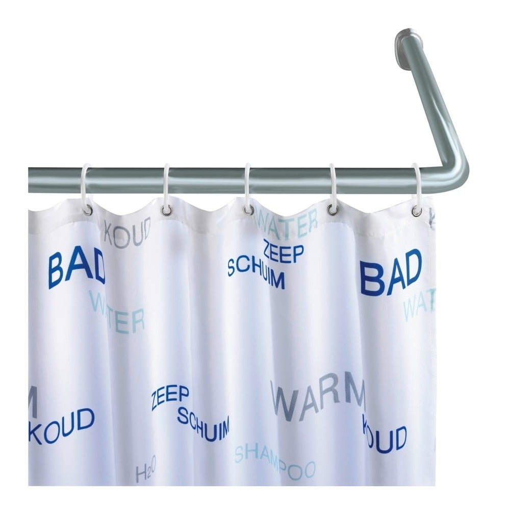 Univerzálna rohová tyč na sprchový záves Wenko Shower Curtain Rod