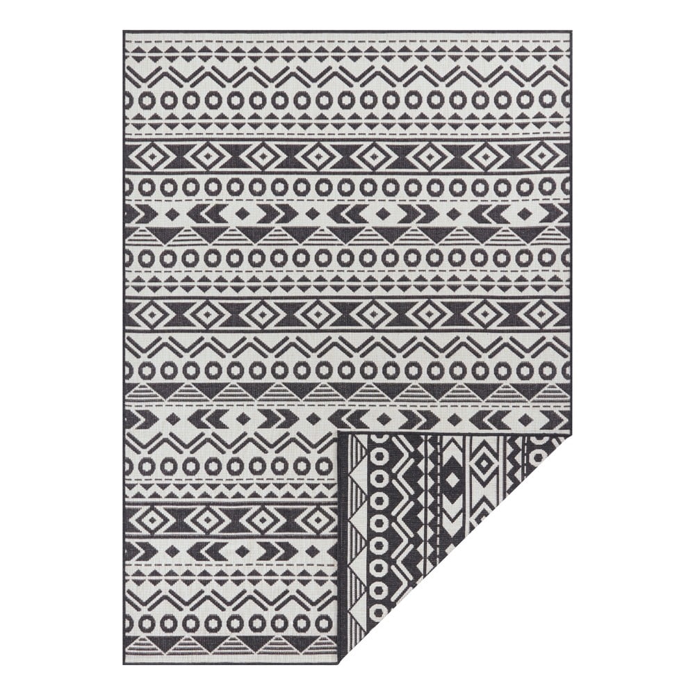 Čierno-biely vonkajší koberec Ragami Roma 120 x 170 cm