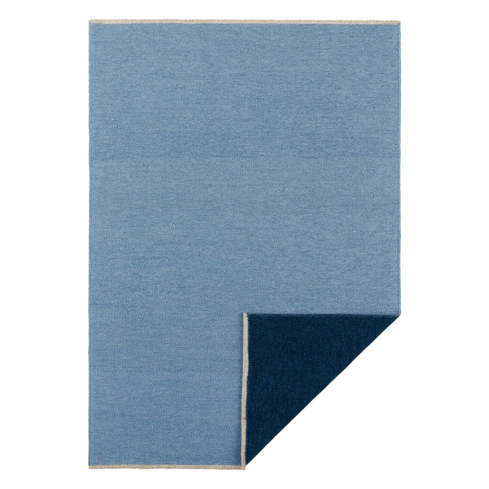 Modrý obojstranný koberec Hanse Home Duo 80 x 150 cm