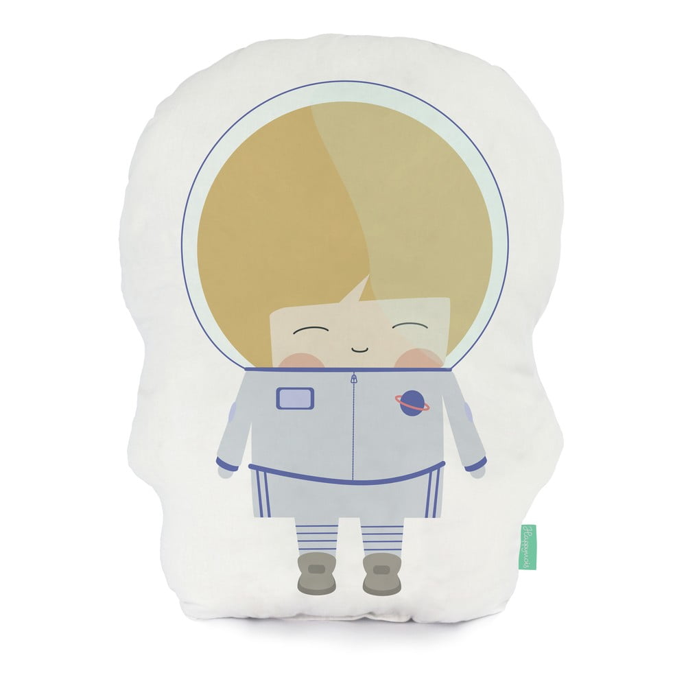 Vankúšik z čistej bavlny Happynois Astronaut 40 × 30 cm