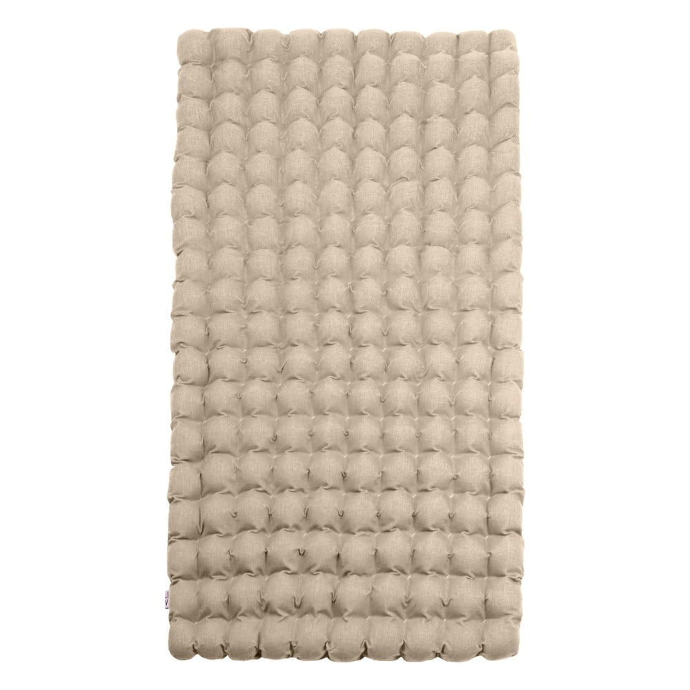 Béžový relaxačný masážny matrac Linda Vrňáková Bubbles 110 × 200 cm