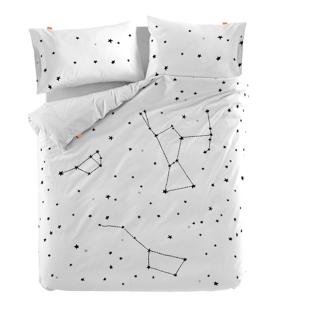 Bavlnená obliečka na paplón Blanc Constellation 200 × 200 cm
