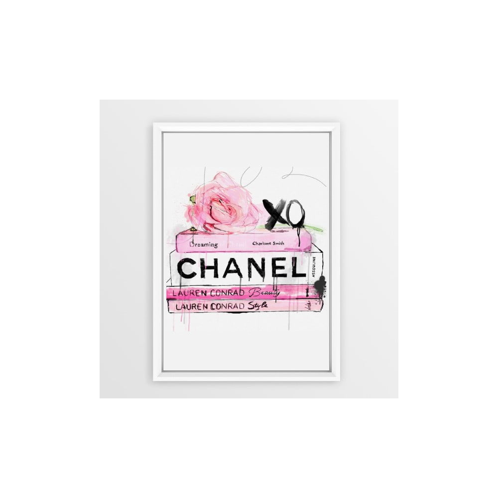 Plagát v ráme Piacenza Art Books Chanel 30 × 20 cm
