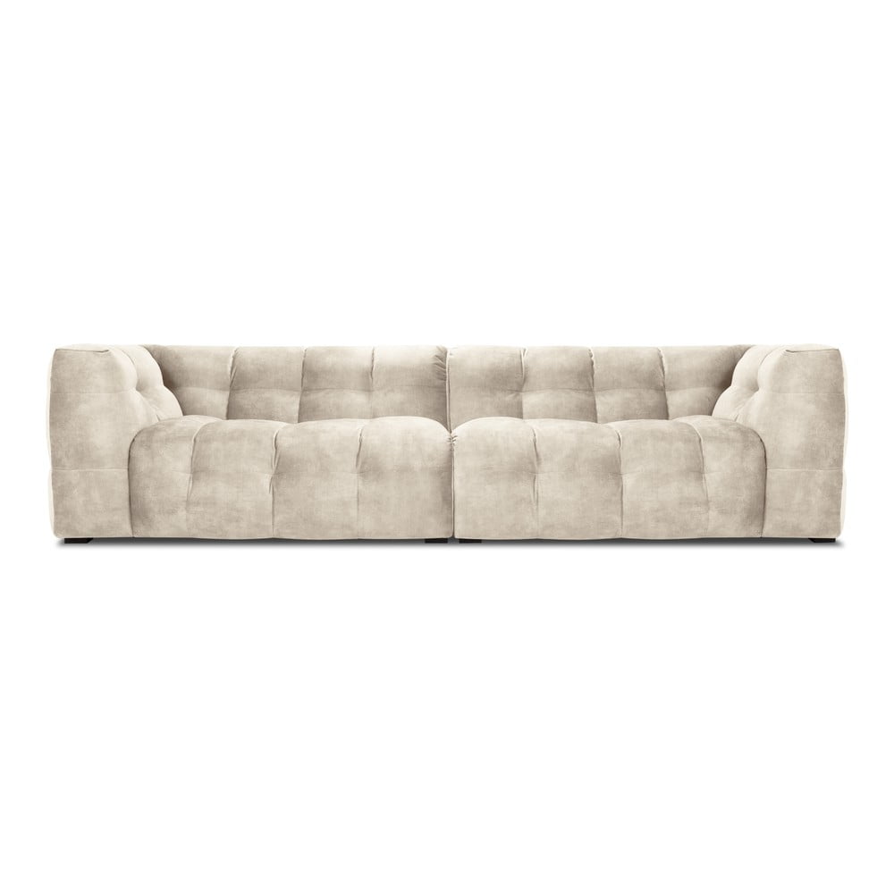Béžová zamatová pohovka Windsor  Co Sofas Vesta 280 cm