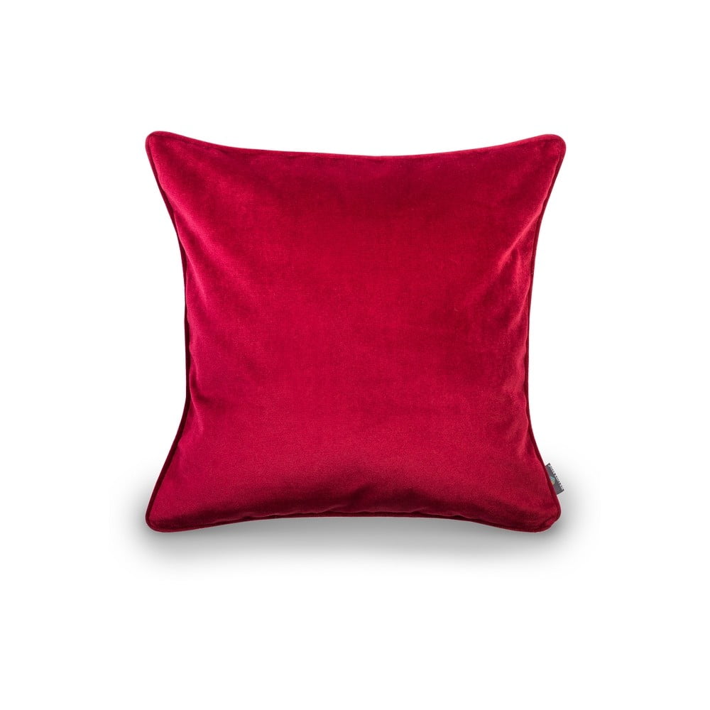 Červená obliečka na vankúš WeLoveBeds Elegant Burgundy 50 × 50 cm