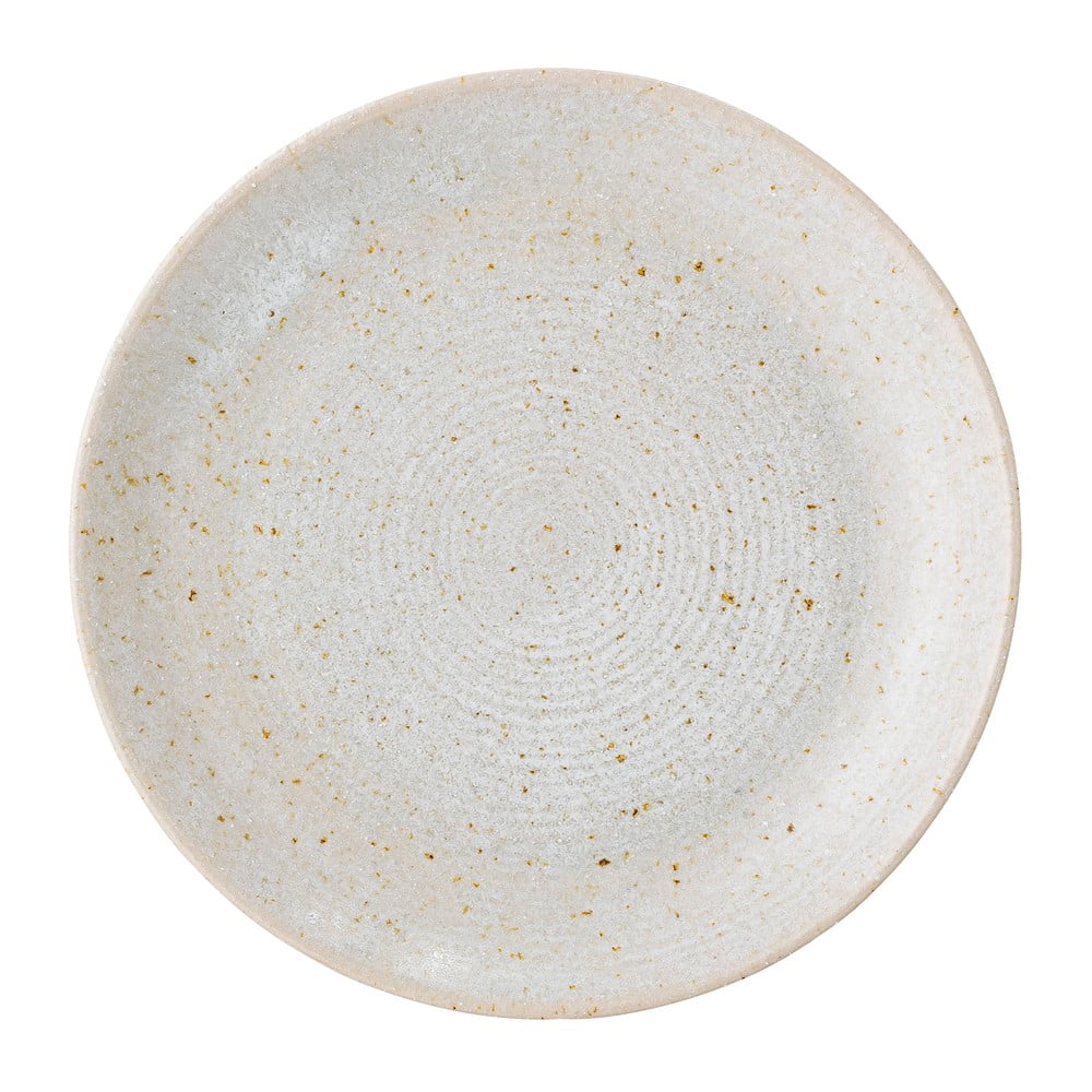 Krémovobiely kameninový dezertný tanier Bloomingville Pixie ø 16 cm