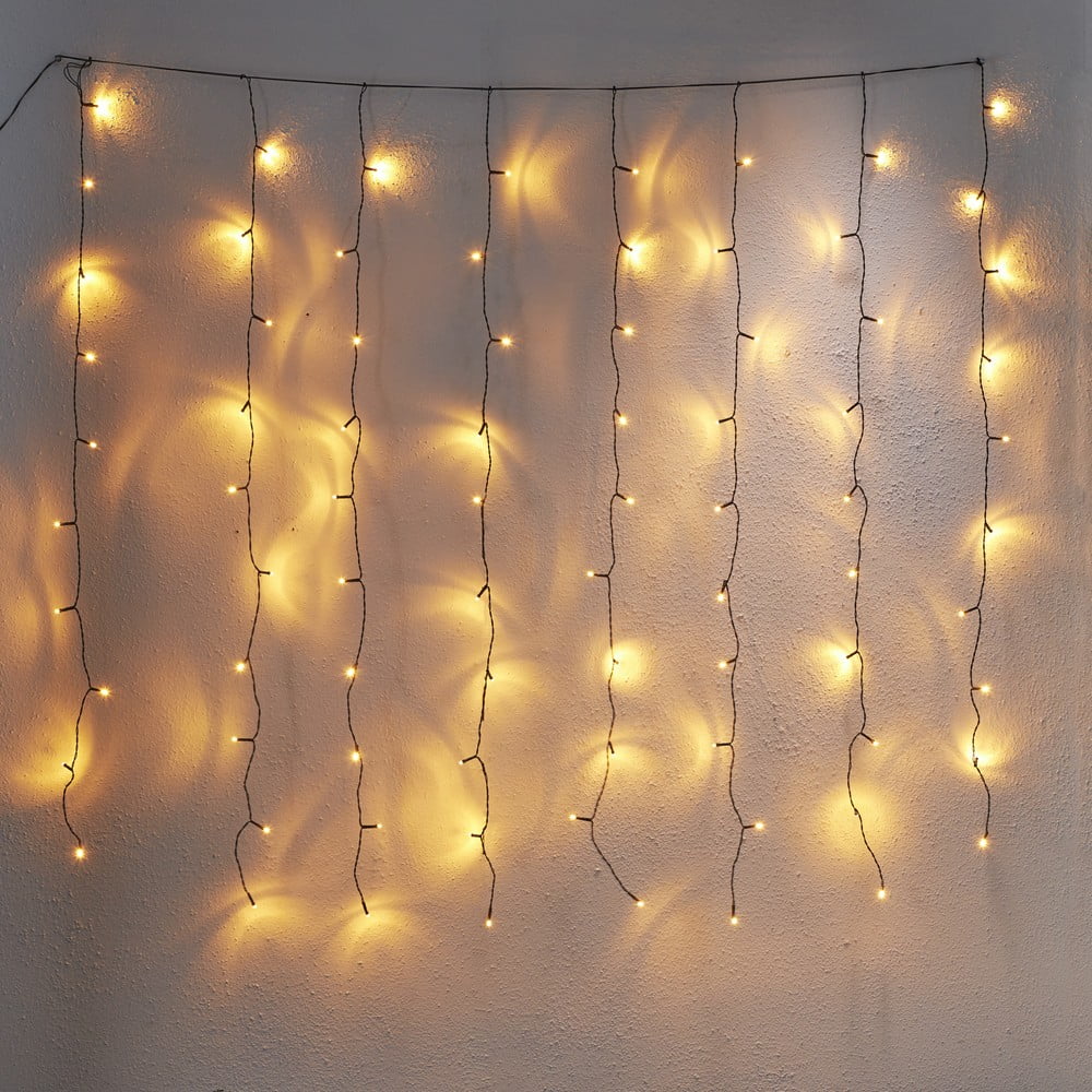 Vonkajšia svetelná LED reťaz Star Trading Curtain dĺžka 13 m