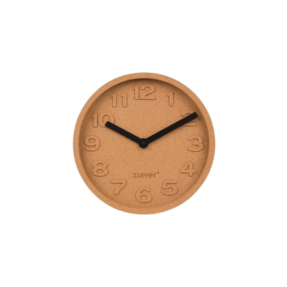 Korkové nástenné hodiny Zuiver Cork ø 31 cm