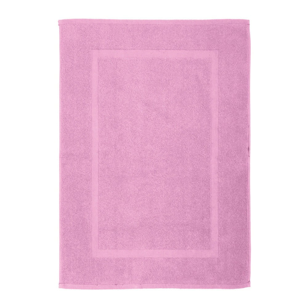 Orgovánovofialová bavlnená kúpeľňová predložka Wenko Lilac 50 × 70 cm