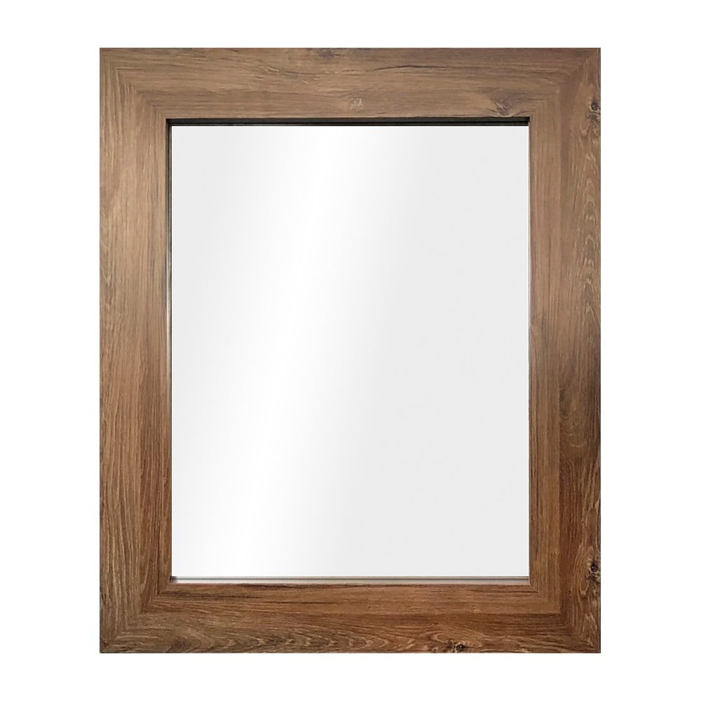Nástenné zrkadlo v hnedom ráme Styler Jyvaskyla 60 x 86 cm