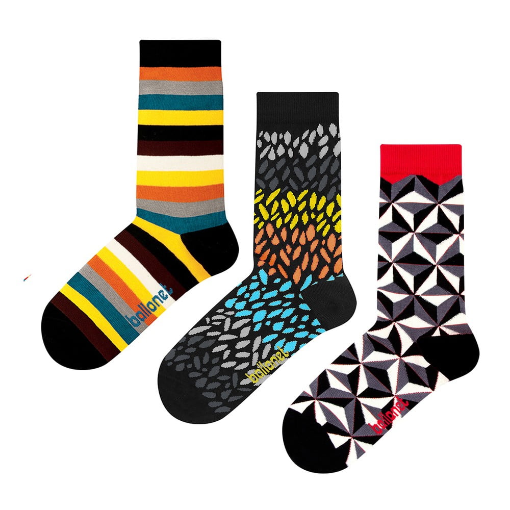 Set 3 párov ponožiek Ballonet Socks Autumn v darčekovom balení veľkosť 36 - 40
