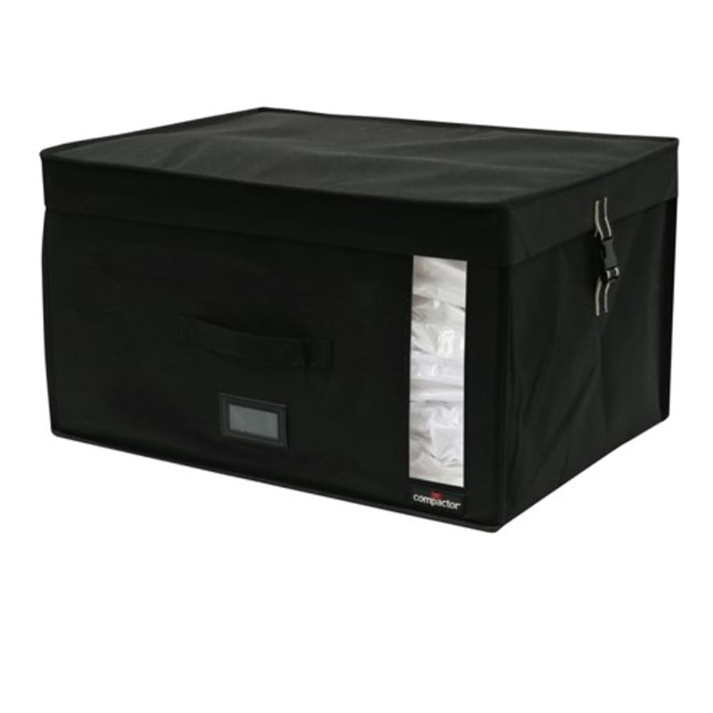 Čierny úložný box s vákuovým obalom Compactor Infinity objem 150 l