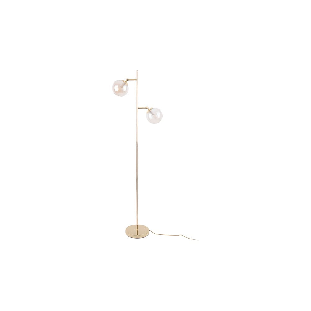 Stojacia lampa v zlatej farbe Leitmotiv Shimmer výška 152 cm