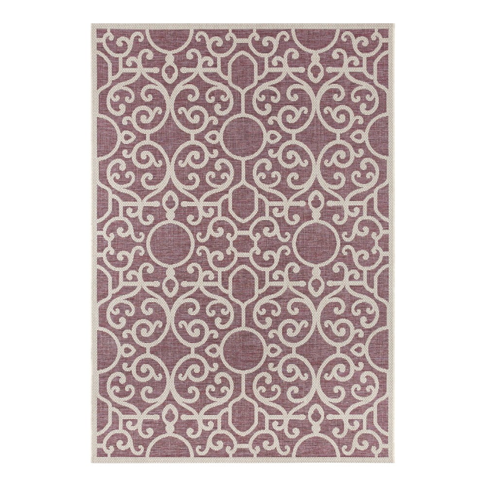 Fialovo-béžový vonkajší koberec NORTHRUGS Nebo 160 x 230 cm