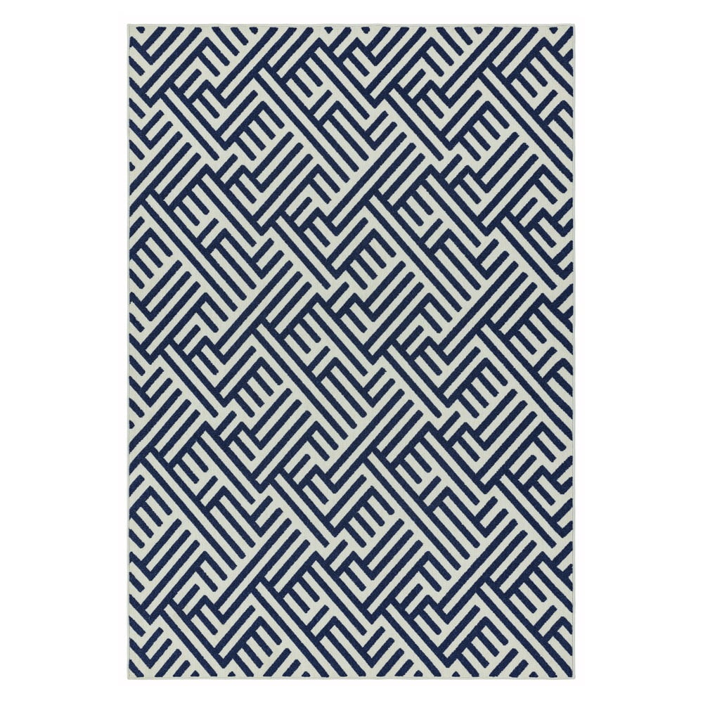 Modro-biely koberec Asiatic Carpets Antibes 80 x 150 cm