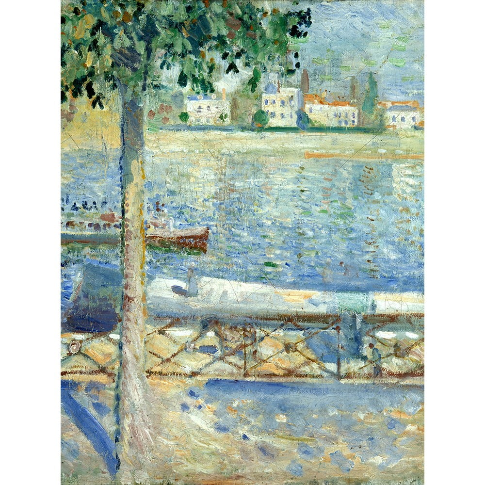 Reprodukcia obrazu Edvard Munch - The Seine at Saint-Cloud 45 x 60 cm