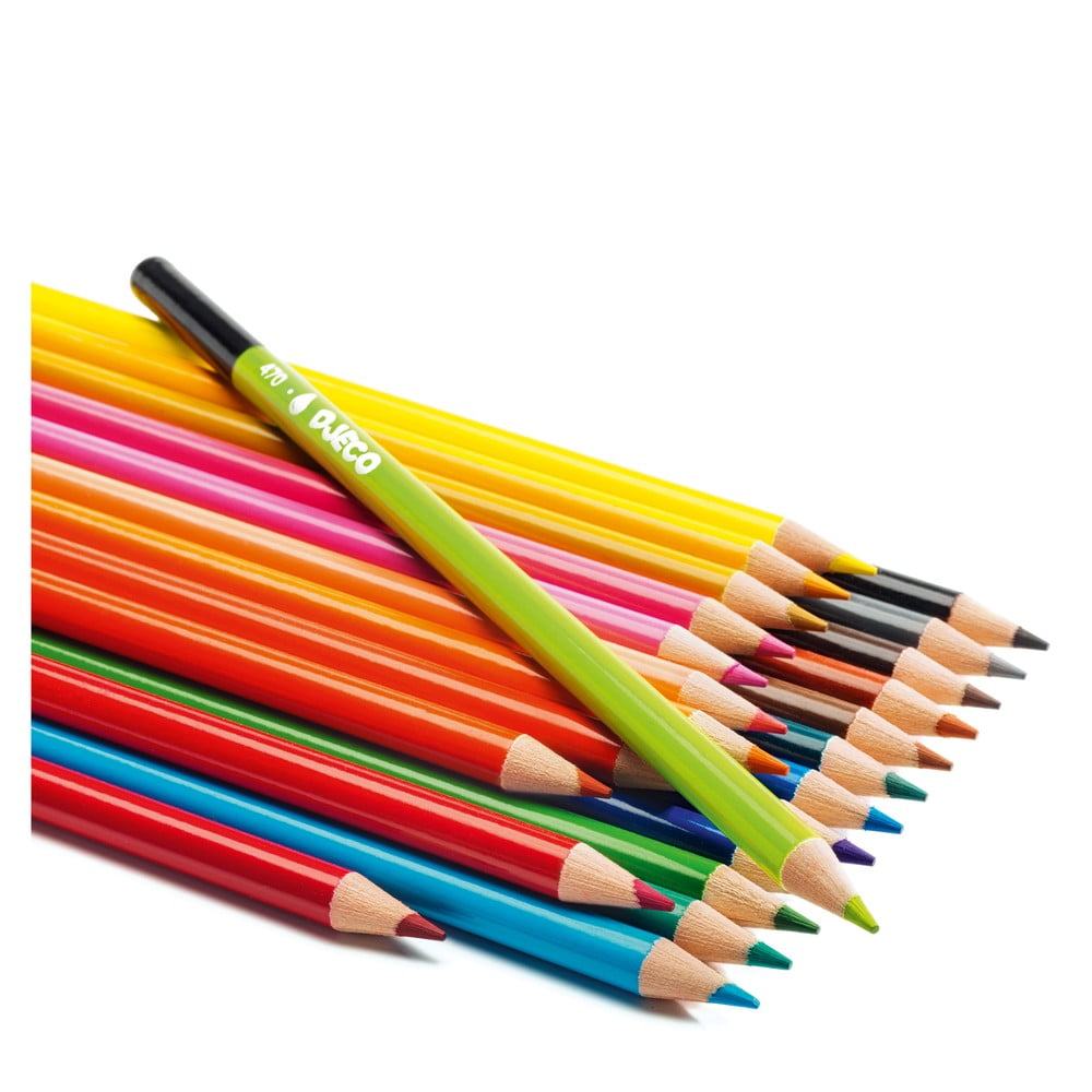 Súprava 24 akvarelových ceruziek Djeco